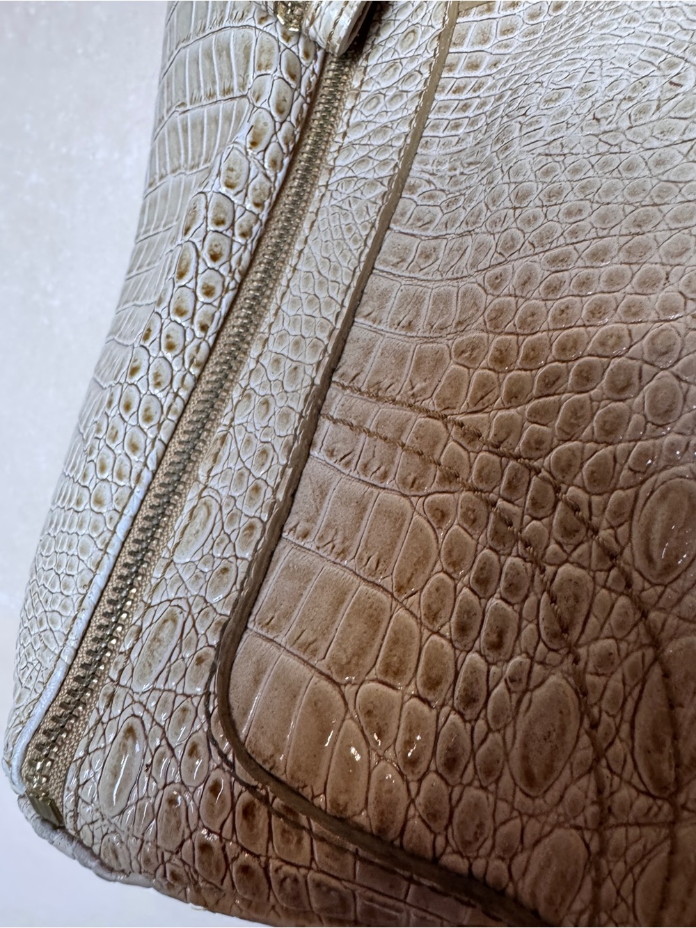 Jessica Simpson Croc Embossed Y2K Tote Bag - Picture 5 of 7